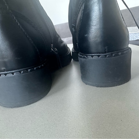 Theory leather + nylon boots - Picture 9 of 13